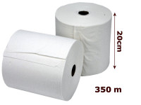 Einmalhandtuch-Rolle natur 6er Set, 1-lagig, innen abrollbar, Durchmesser 18 cm, B 20 cm, L 350 m Einmalhandtuch-Rolle natur 6er Set, 1-lagig, innen abrollbar, Durchmesser 18 cm, B 20 cm, L 350 m