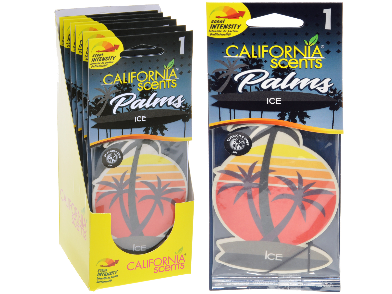 California Scents Lufterfrischer Palms Ice 6er-Nachfüllpack, Lufterfrischer, Pflegemittel