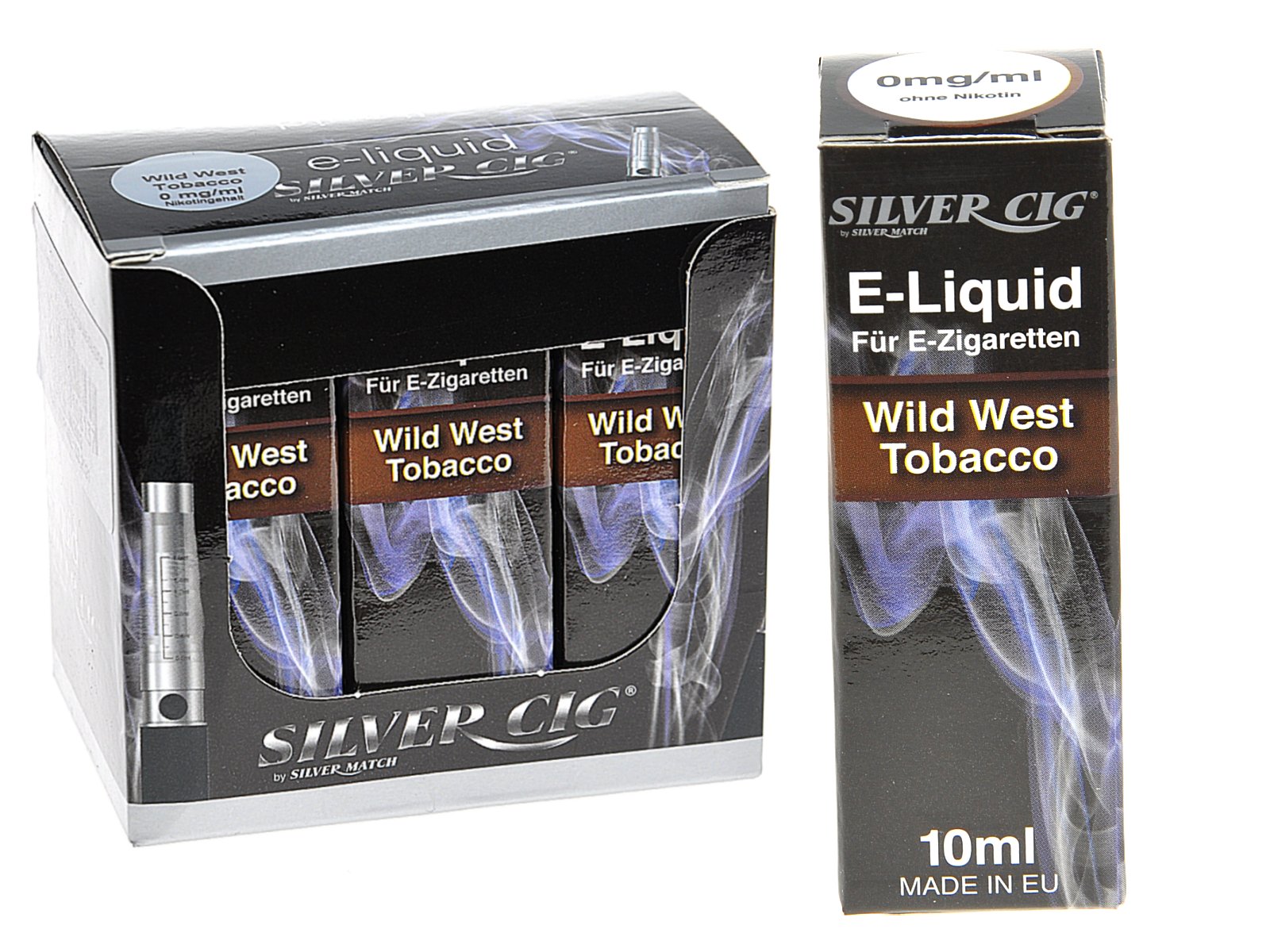 SilverCig e-Liquid, Wild West Tabacco 0mg/ml | Tollkhn
