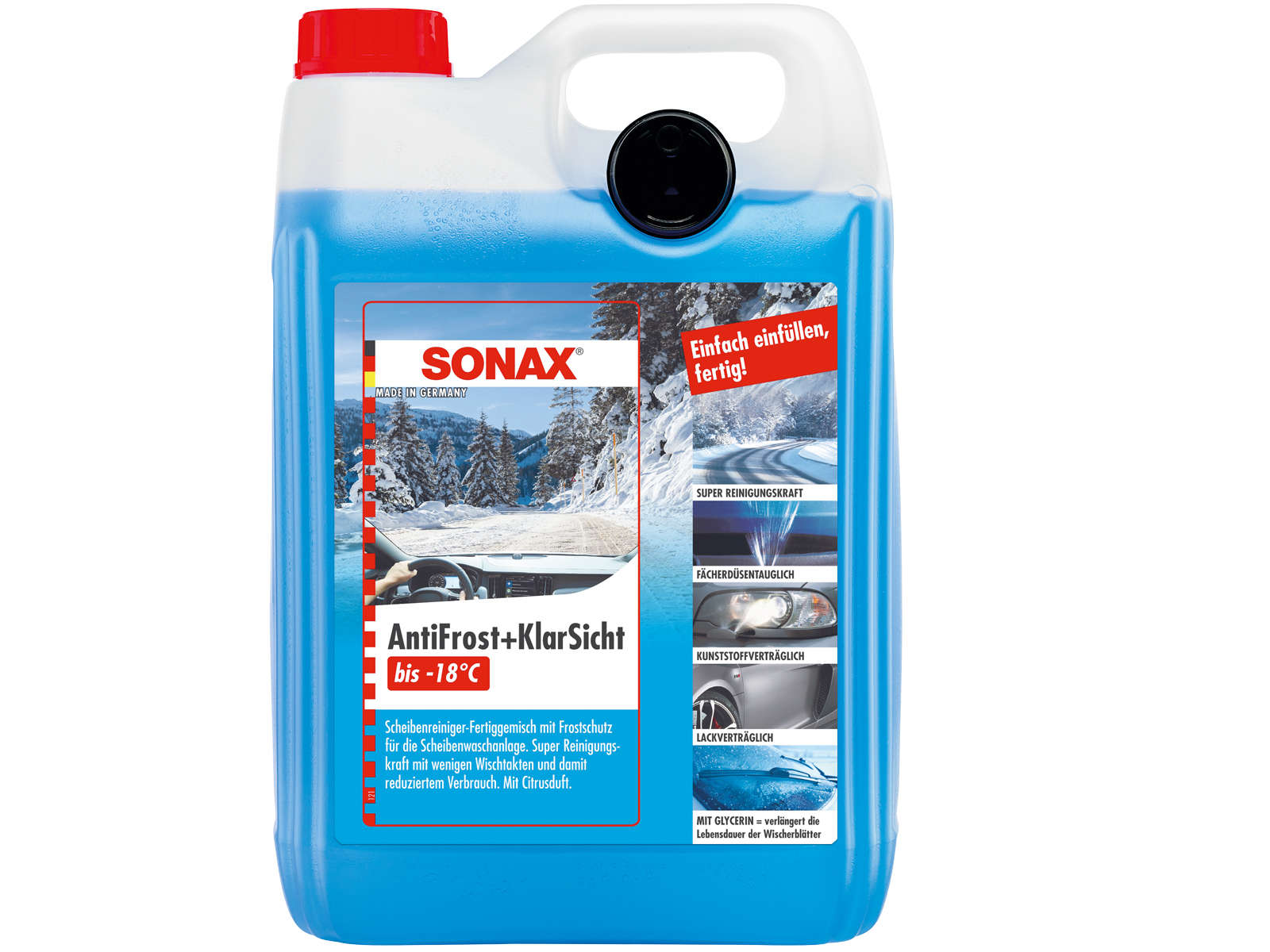 SONAX AntiFrost & KlarSicht Frostschutz, gebrauchsfertig 3 Liter - Flasche  kaufen 3 Liter - Flasche