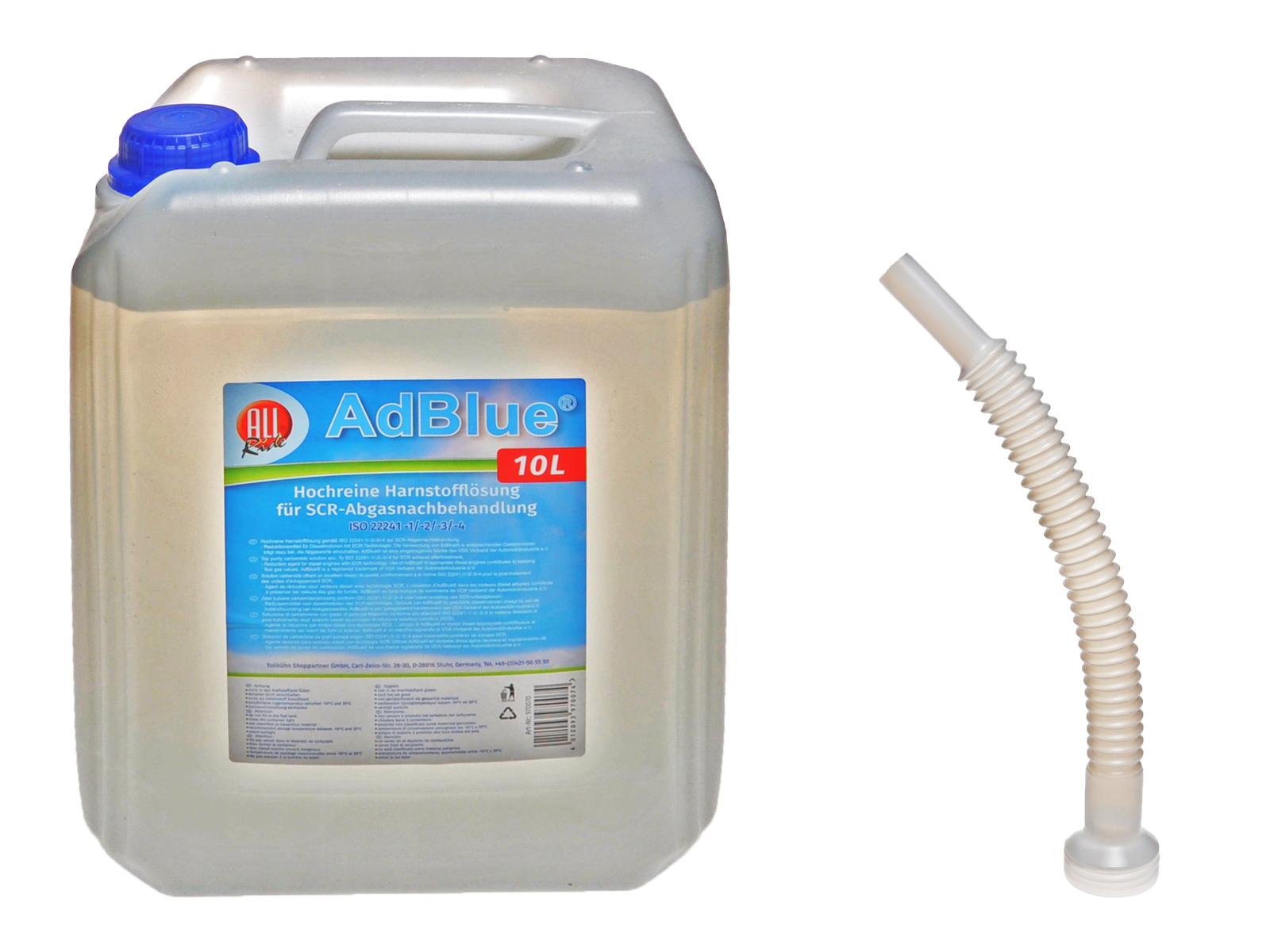AdBlue – 390321 úrico Behälter 10 Liter : : Auto & Motorrad